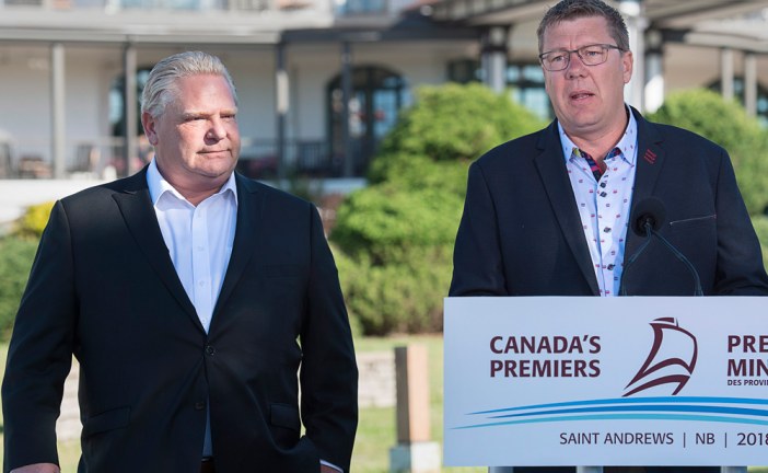 Ontario’s Doug Ford joins forces with Saskatchewan against carbon tax at premiers’ meeting