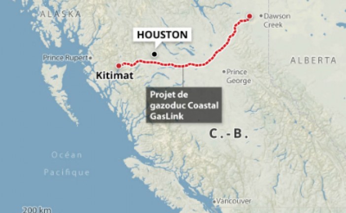 B.C. First Nation serves eviction notice to company that wants to build gas pipeline